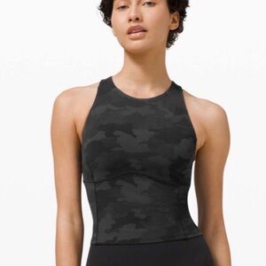 Lululemon Key to Balance Tank Heritage 365 Camo Deep Coal Multi